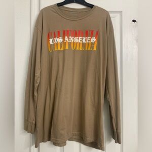 NWOT California Los Angeles Shirt XL